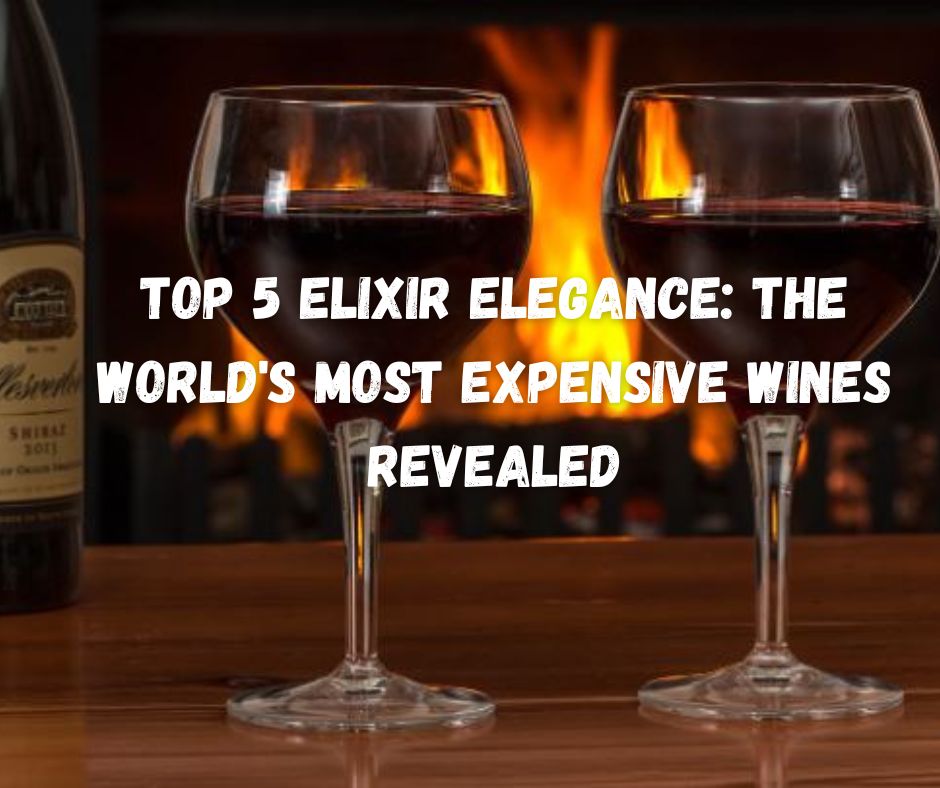 Top 5 Elixir Elegance The World's Most Expensive Wines Revealed